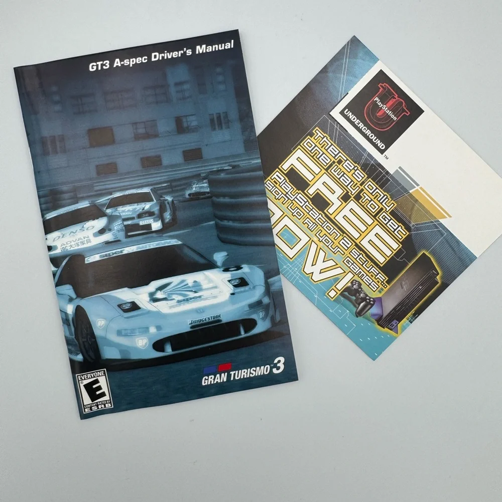 Gran Turismo 3 A-Spec‎ PS2 Complete CIB Tested Working PlayStation 2